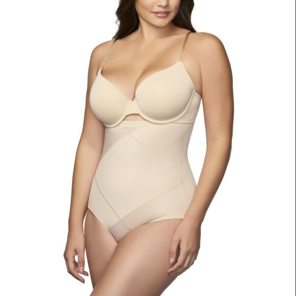 NWT Beige Cupid Women's Extra Firm Control Tummy Tuck High Waist Brief Shapewear - Picture 1 of 6